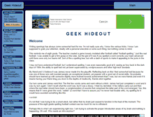 Tablet Screenshot of geekhideout.com